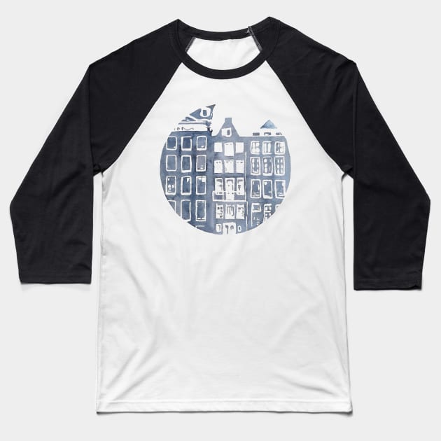 Amsterdam Baseball T-Shirt by RosanneCreates